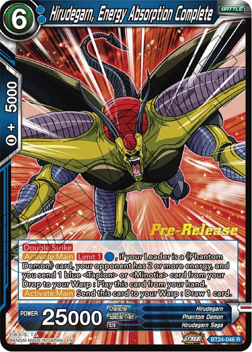Hirudegarn, Energy Absorption Complete (BT24-046) [Beyond Generations Prerelease Promos] | Good Games Adelaide SA