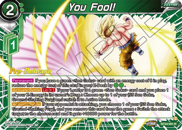 You Fool! (BT24-061) [Beyond Generations Prerelease Promos] | Good Games Adelaide SA