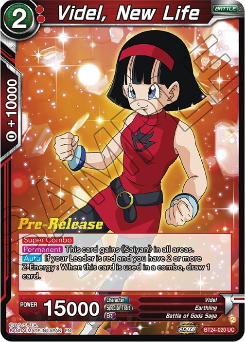 Videl, New Life (BT24-020) [Beyond Generations Prerelease Promos] | Good Games Adelaide SA