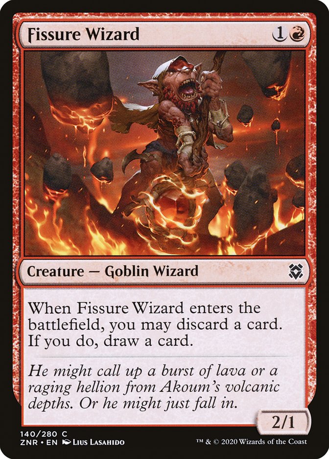 Fissure Wizard 140 (Zendikar Rising)  - Foil | Good Games Adelaide SA