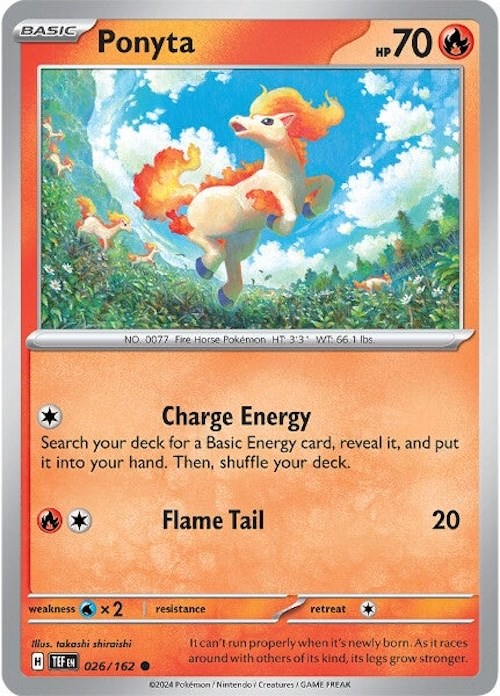 Ponyta (026/162) [Scarlet & Violet: Temporal Forces] | Good Games Adelaide SA