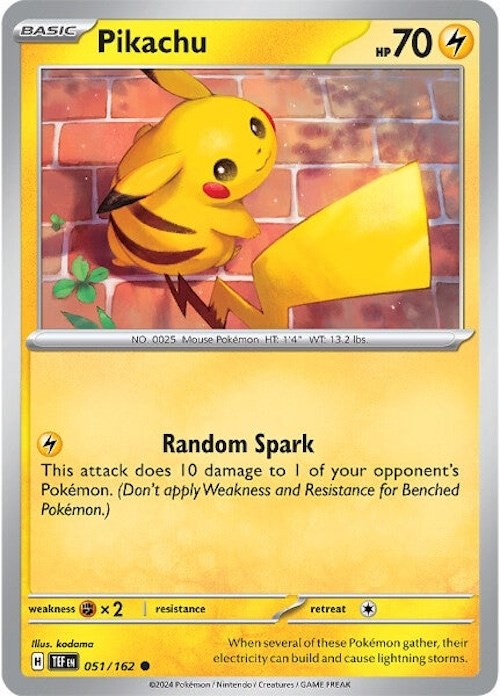 Pikachu (051/162) [Scarlet & Violet: Temporal Forces] | Good Games Adelaide SA