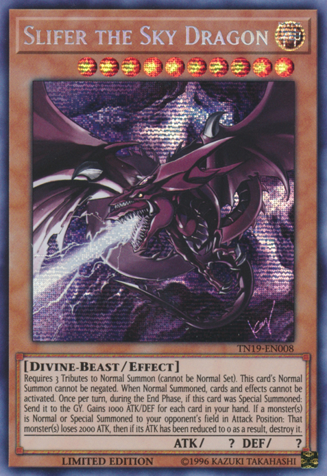 Slifer the Sky Dragon [TN19-EN008] Prismatic Secret Rare | Good Games Adelaide SA