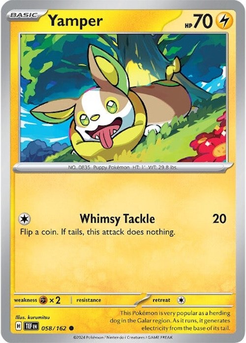 Yamper (058/162) [Scarlet & Violet: Temporal Forces] | Good Games Adelaide SA
