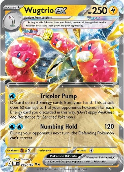 Wugtrio ex (060/162) [Scarlet & Violet: Temporal Forces] | Good Games Adelaide SA