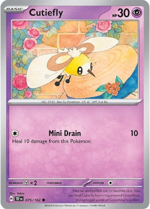 Cutiefly (075/162) [Scarlet & Violet: Temporal Forces] | Good Games Adelaide SA
