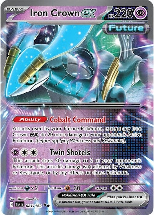 Iron Crown ex (081/162) [Scarlet & Violet: Temporal Forces] | Good Games Adelaide SA