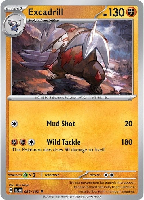 Excadrill (086/162) [Scarlet & Violet: Temporal Forces] | Good Games Adelaide SA