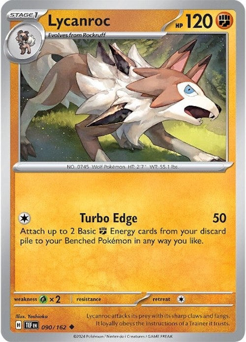 Lycanroc (090/162) [Scarlet & Violet: Temporal Forces] | Good Games Adelaide SA
