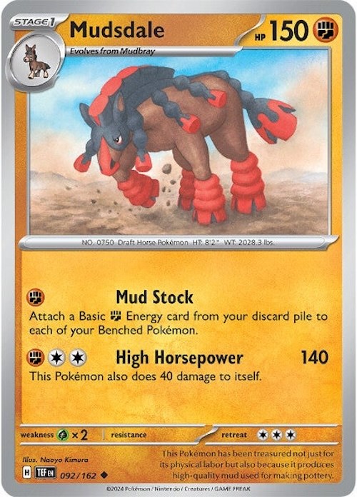 Mudsdale (092/162) [Scarlet & Violet: Temporal Forces] | Good Games Adelaide SA
