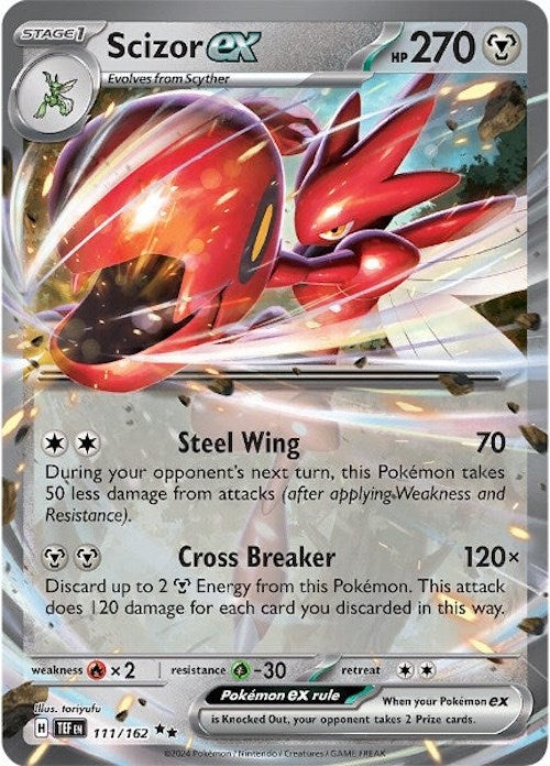 Scizor ex (111/162) [Scarlet & Violet: Temporal Forces] | Good Games Adelaide SA