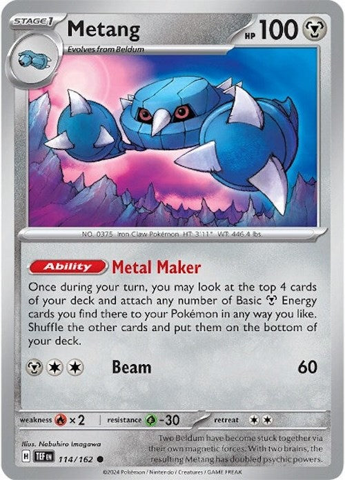 Metang (114/162) [Scarlet & Violet: Temporal Forces] | Good Games Adelaide SA