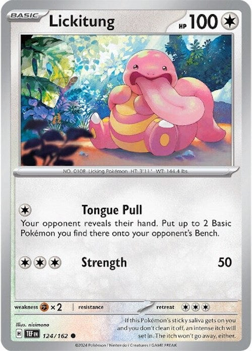 Lickitung (124/162) [Scarlet & Violet: Temporal Forces] | Good Games Adelaide SA