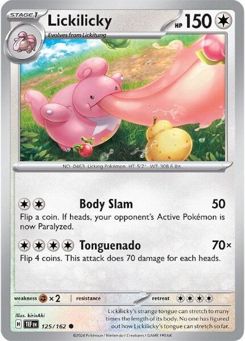 Lickilicky (125/162) [Scarlet & Violet: Temporal Forces] | Good Games Adelaide SA