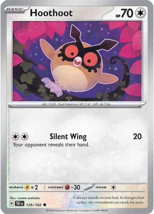 Hoothoot (126/162) [Scarlet & Violet: Temporal Forces] | Good Games Adelaide SA