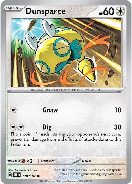 Dunsparce (128/162) [Scarlet & Violet: Temporal Forces] | Good Games Adelaide SA