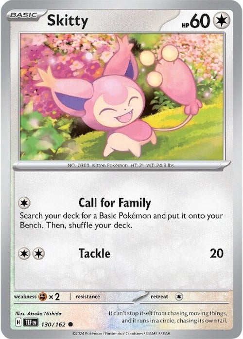 Skitty (130/162) [Scarlet & Violet: Temporal Forces] | Good Games Adelaide SA