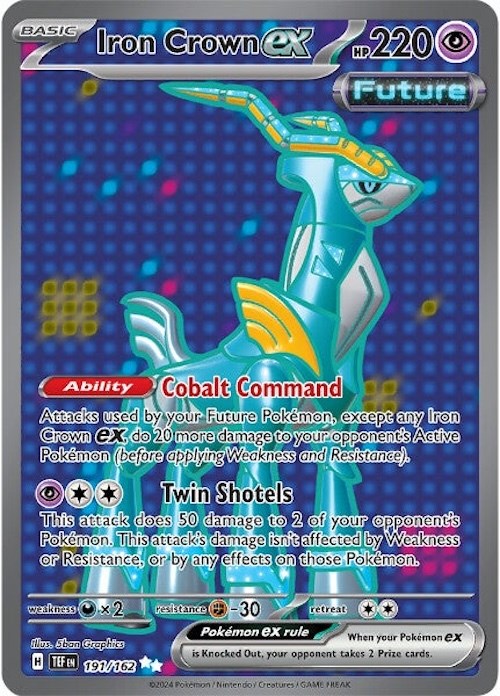 Iron Crown ex (191/162) [Scarlet & Violet: Temporal Forces] | Good Games Adelaide SA