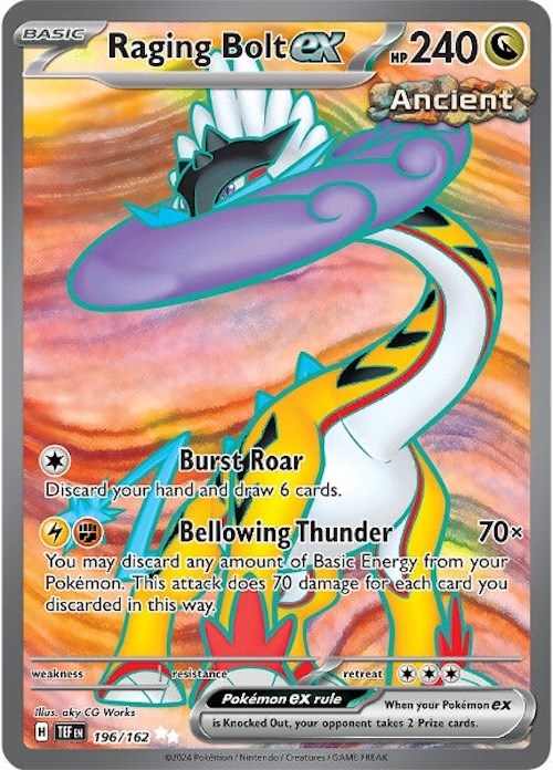Raging Bolt ex (196/162) [Scarlet & Violet: Temporal Forces] | Good Games Adelaide SA