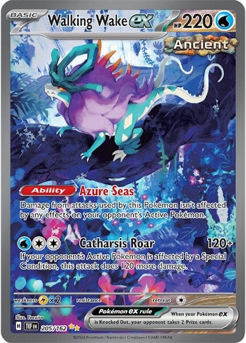 Walking Wake ex (205/162) [Scarlet & Violet: Temporal Forces] | Good Games Adelaide SA