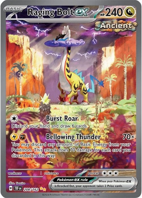 Raging Bolt ex (208/162) [Scarlet & Violet: Temporal Forces] | Good Games Adelaide SA