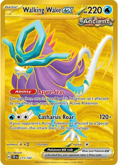 Walking Wake ex (215/162) [Scarlet & Violet: Temporal Forces] | Good Games Adelaide SA