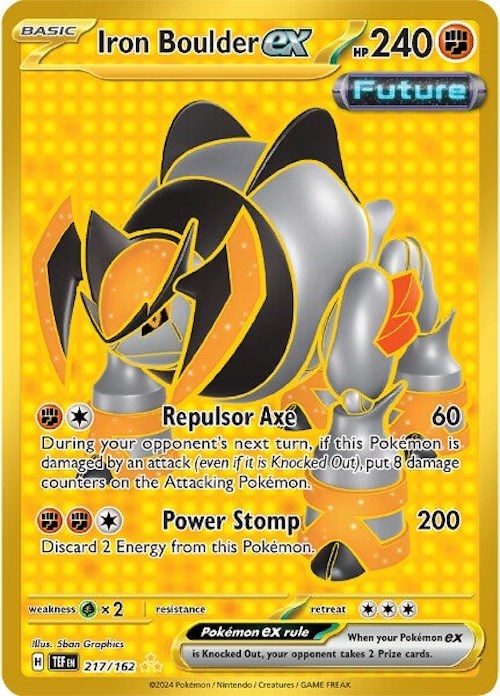 Iron Boulder ex (217/162) [Scarlet & Violet: Temporal Forces] | Good Games Adelaide SA