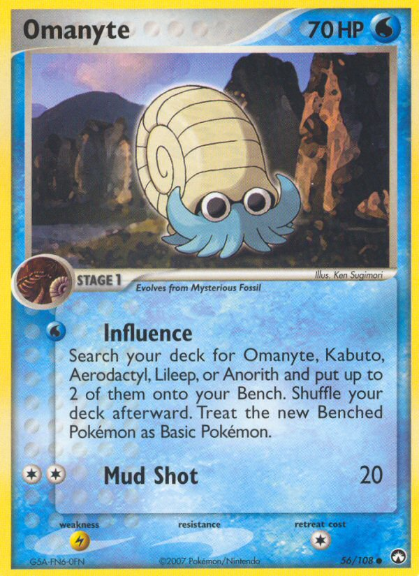 Omanyte (56/108) [EX: Power Keepers] | Good Games Adelaide SA