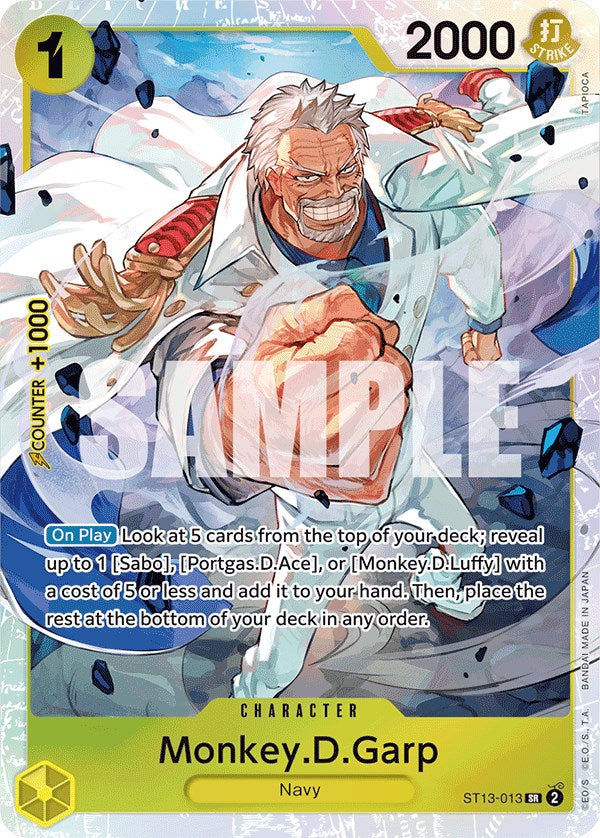 Monkey.D.Garp [Ultra Deck: The Three Brothers] | Good Games Adelaide SA
