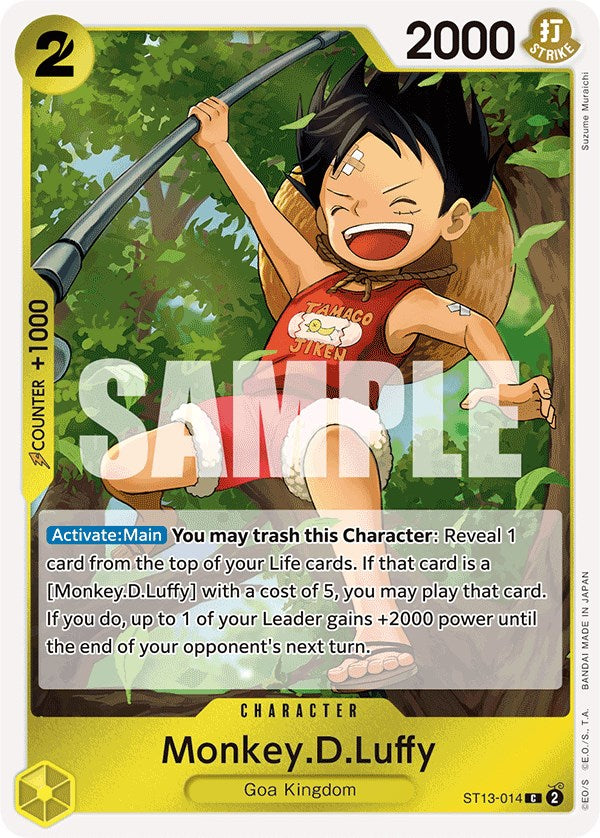 Monkey.D.Luffy [Ultra Deck: The Three Brothers] | Good Games Adelaide SA