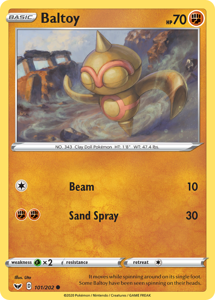 Baltoy (101/202) [Sword & Shield: Base Set] | Good Games Adelaide SA