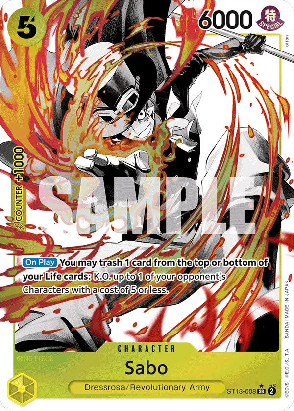 Sabo (Parallel) [Ultra Deck: The Three Brothers] | Good Games Adelaide SA