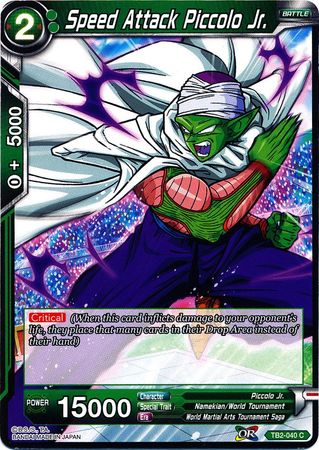 Speed Attack Piccolo Jr. [TB2-040] | Good Games Adelaide SA