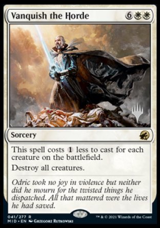 Vanquish the Horde (Promo Pack) [Innistrad: Midnight Hunt Promos] | Good Games Adelaide SA