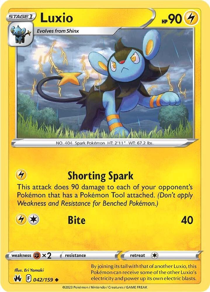 Luxio 042/159 (Crown Zenith)  | Good Games Adelaide SA