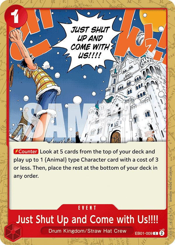 Just Shut Up and Come with Us!!!! [Extra Booster: Memorial Collection] | Good Games Adelaide SA