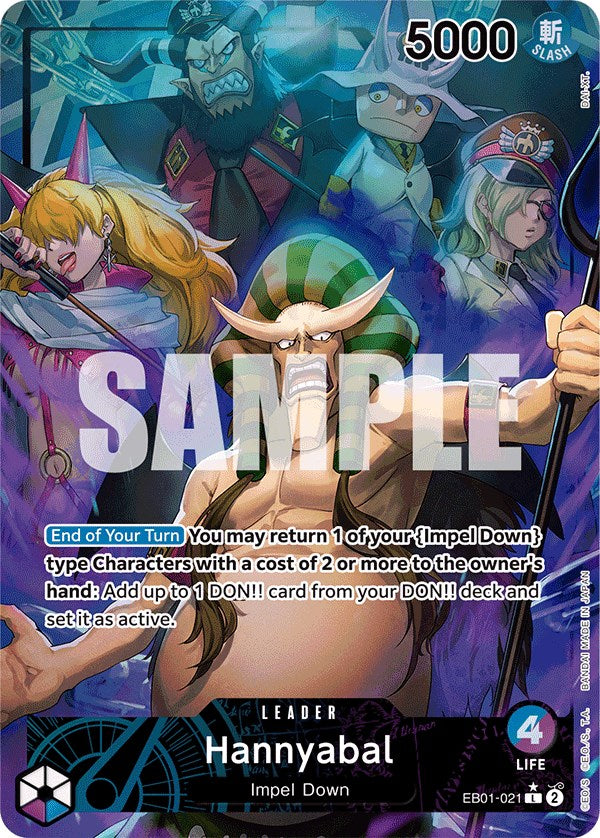 Hannyabal (Alternate Art) [Extra Booster: Memorial Collection] | Good Games Adelaide SA