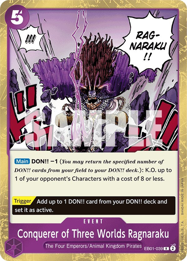 Conquerer of Three Worlds Ragnaraku [Extra Booster: Memorial Collection] | Good Games Adelaide SA