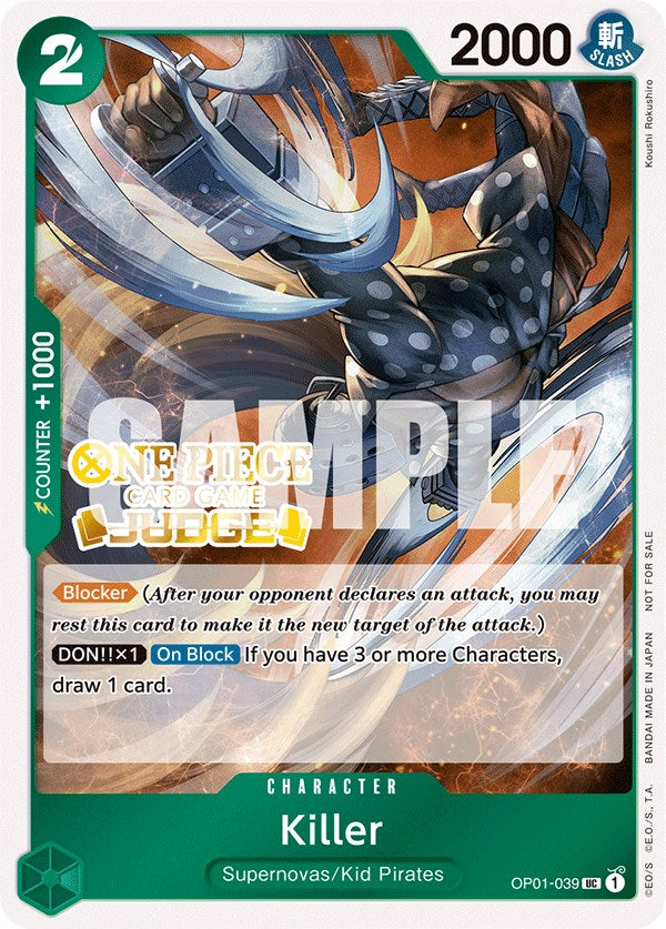 Killer (Judge Pack Vol. 3) [One Piece Promotion Cards] | Good Games Adelaide SA