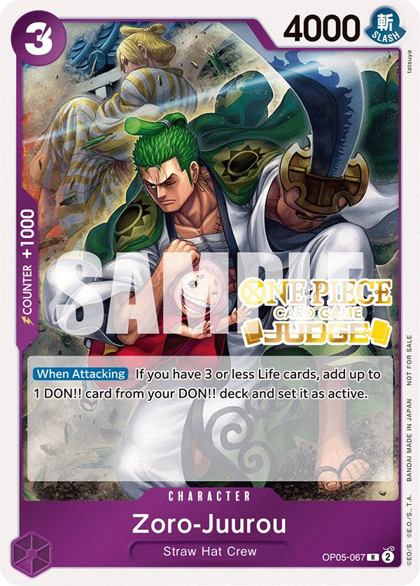 Zoro-Juurou (Judge Pack Vol. 3) [One Piece Promotion Cards] | Good Games Adelaide SA