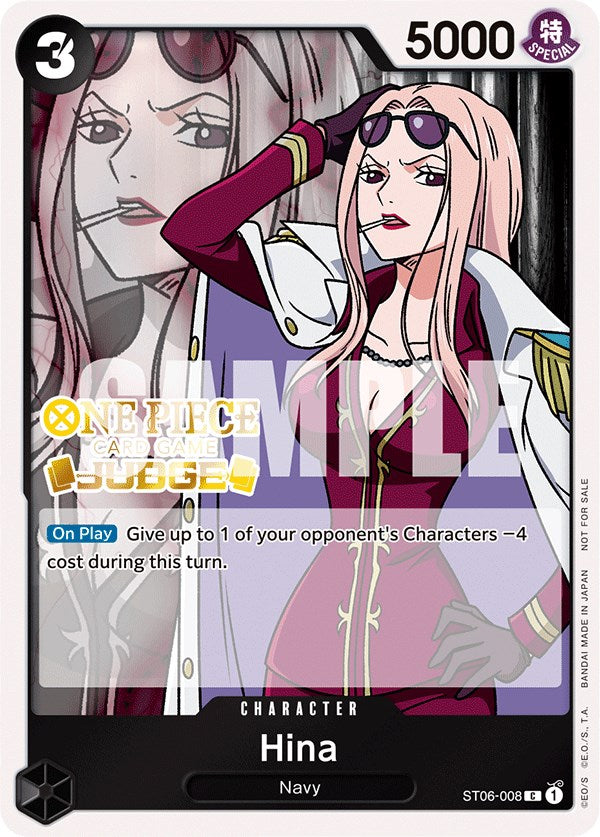 Hina (Judge Pack Vol. 3) [One Piece Promotion Cards] | Good Games Adelaide SA