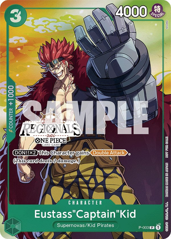 Eustass"Captain"Kid (Offline Regional 2024 Vol. 2) [Participant] [One Piece Promotion Cards] | Good Games Adelaide SA