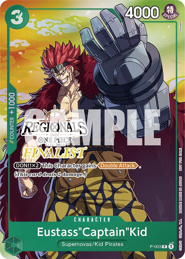 Eustass"Captain"Kid (Online Regional 2024 Vol. 2) [Finalist] [One Piece Promotion Cards] | Good Games Adelaide SA