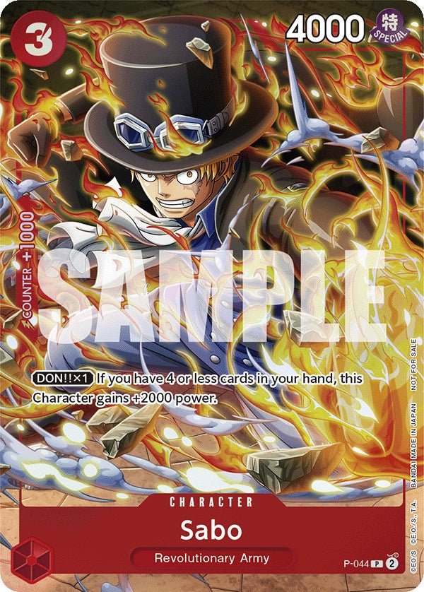 Sabo (Event Pack Vol. 4) [One Piece Promotion Cards] | Good Games Adelaide SA