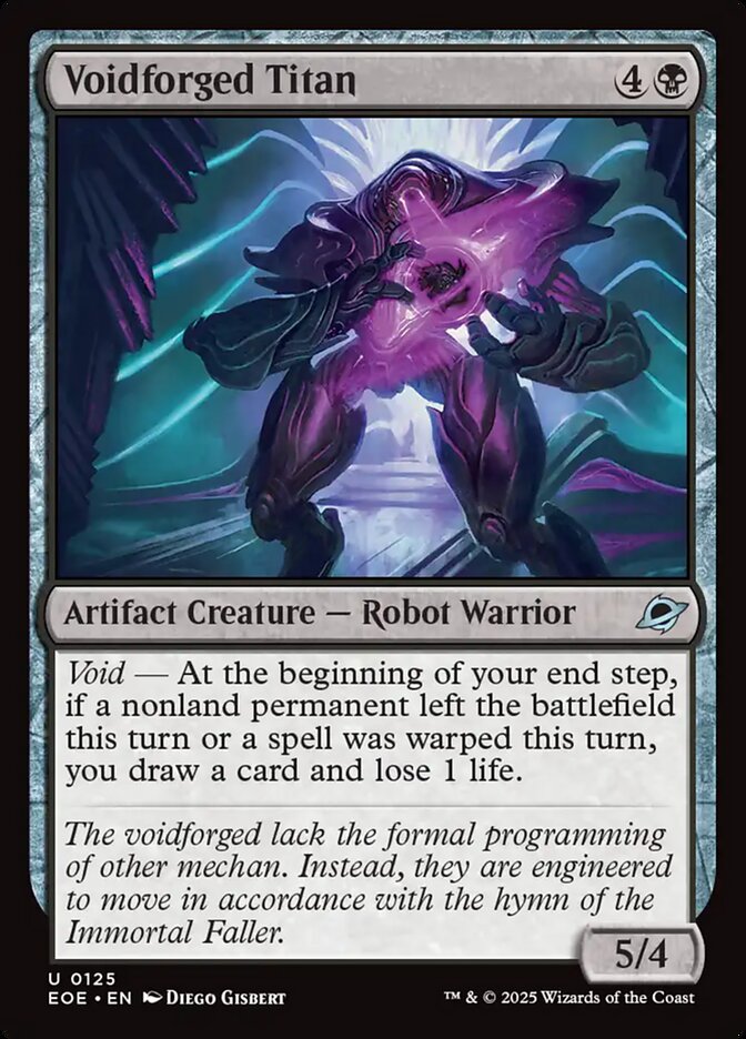 Voidforged Titan 125 (Edge of Eternities)  - Foil | Good Games Adelaide SA