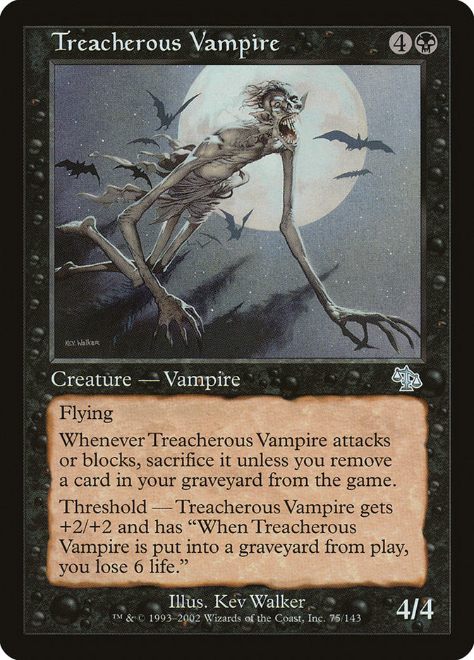 Treacherous Vampire [Judgment] | Good Games Adelaide SA
