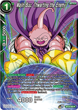 Majin Buu, Thwarting the Enemy (BT14-083) [Cross Spirits] | Good Games Adelaide SA