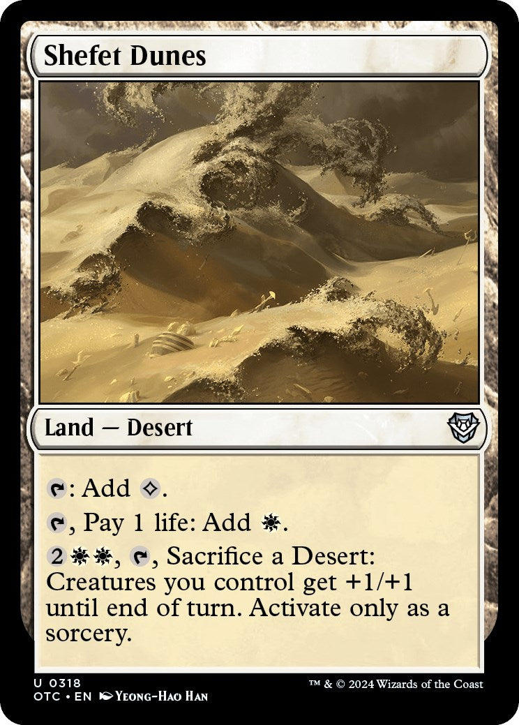 Shefet Dunes [Outlaws of Thunder Junction Commander] | Good Games Adelaide SA