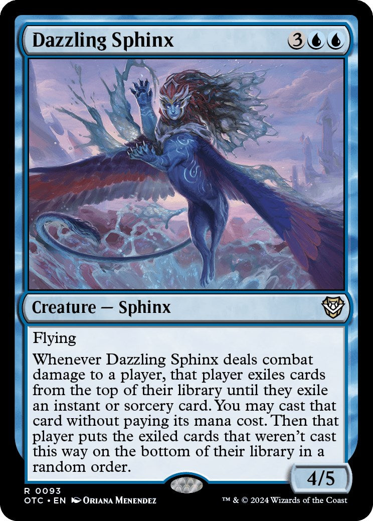 Dazzling Sphinx [Outlaws of Thunder Junction Commander] | Good Games Adelaide SA