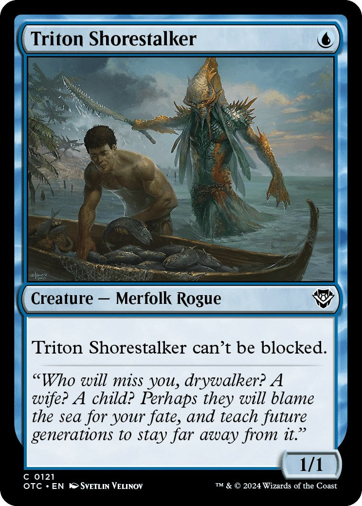 Triton Shorestalker [Outlaws of Thunder Junction Commander] | Good Games Adelaide SA